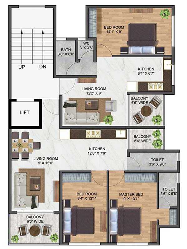 Imperial Park Flat Plan